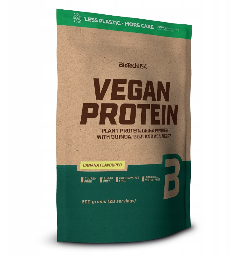BioTechUSA Vegan Protein 500g Banaan – Taimne Valk