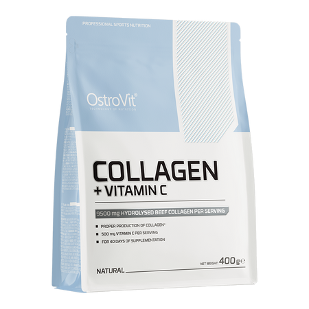 OstroVit Collagen + Vitamin C 400 g Naturaalne – Maitseta kollageen