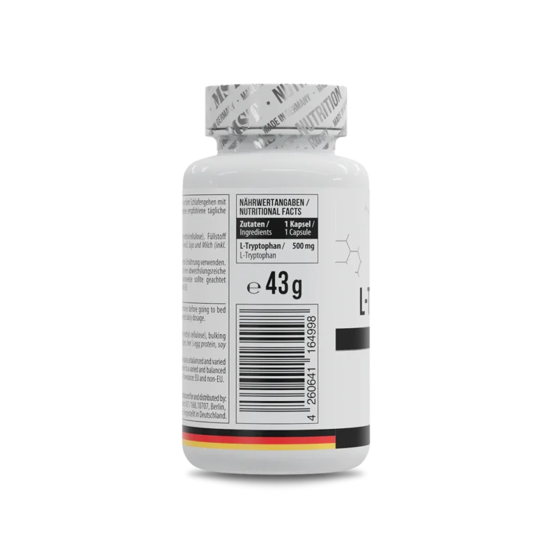 MST L-Tryptophan 500mg 60caps