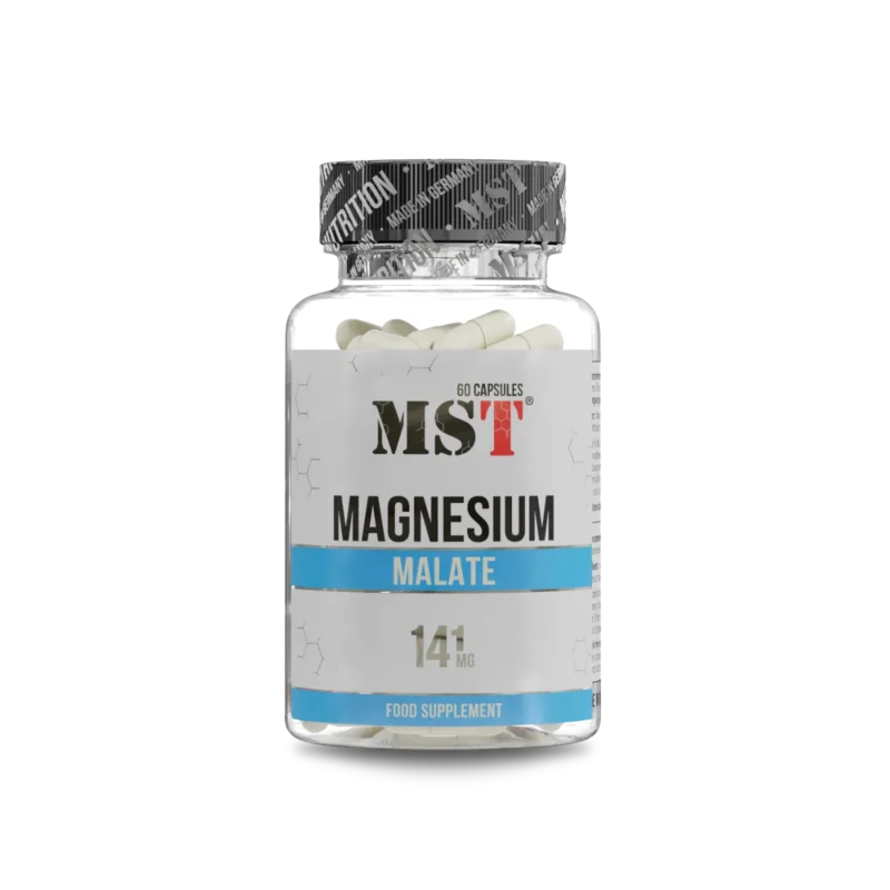 MST Magnesium Malate 60 kapslit – lihaste ja energia tugi
