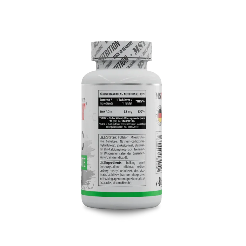 MST Zinc Picolinate 100tabs