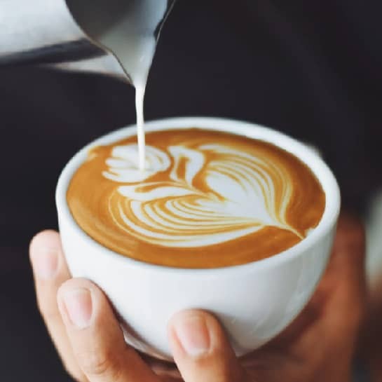 Cappuccino ja latte kohv piimaga – kreemjas ja pehme kohvijook tassis