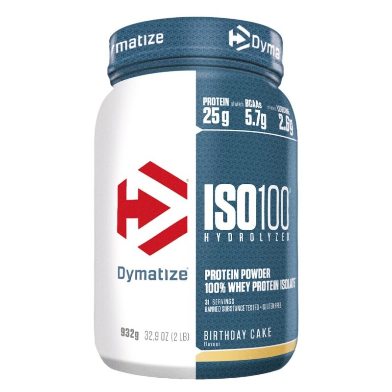 Dymatize ISO 100 Торт ко Дню Рождения 932 г изолят сывороточного протеина