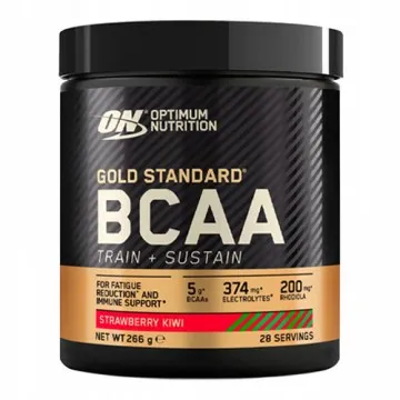 Optimum Nutrition Gold Standard BCAA 266g maasika-kiivi maitsega pakend