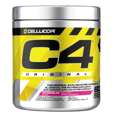 C4 Original eeltrenni pulber 60 portsjonit puuvilja punš