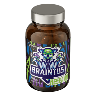 Braintus Respawn 90 capsules
Vegan dietary supplement, providing the body with 9 valuable compounds