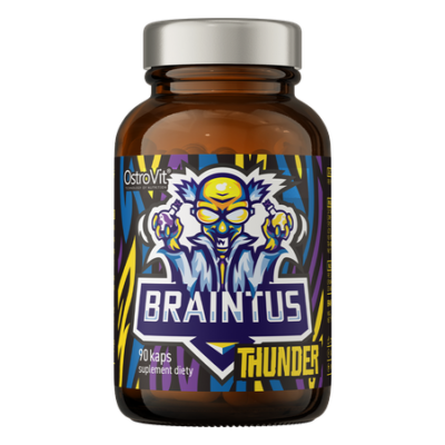 OstroVit Braintus Thunder 90 capsules brain and focus supplement packaging