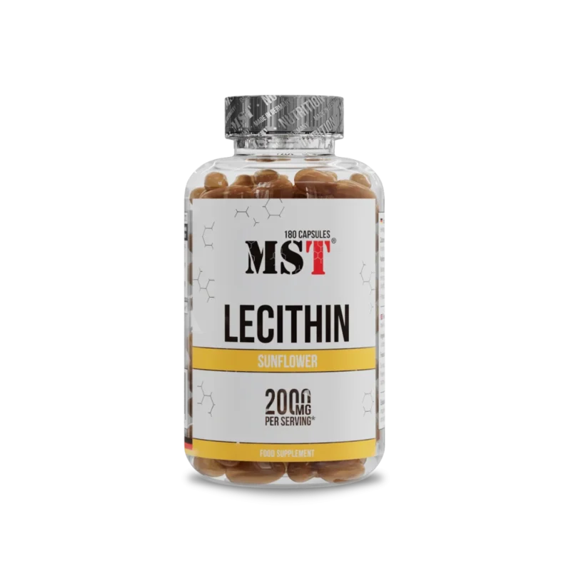 MST Lecithin Sunflower 180 Caps – Sunflower Lecithin for Brain & Liver Support