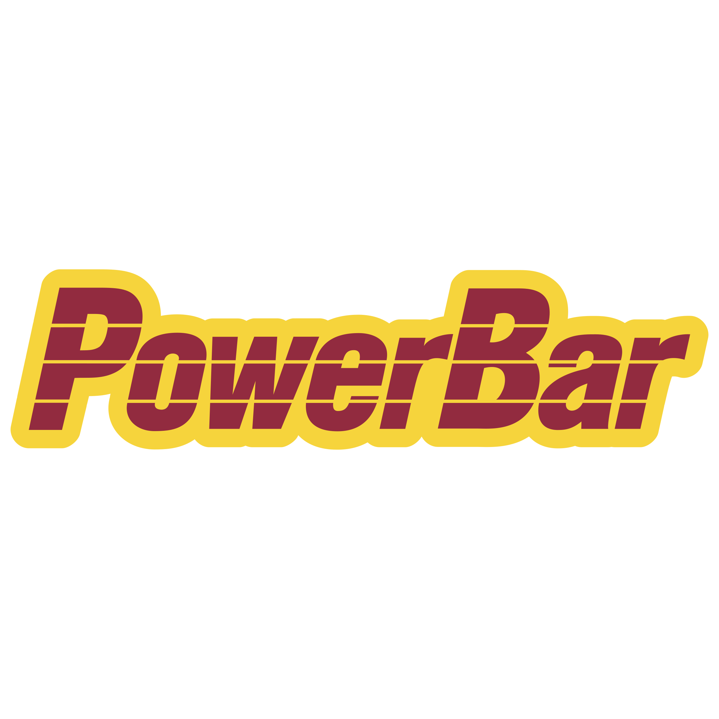 PowerBari logo sporditoitumise bränd energiabatoonid geelid ja vastupidavus tooted